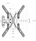 Ścienny uchwyt z ramieniem do telewizorów LCY 158T CZ